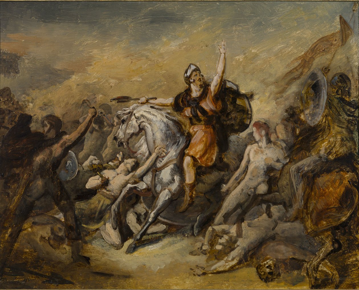 Slaget ved Tolbiac av Ary Scheffer