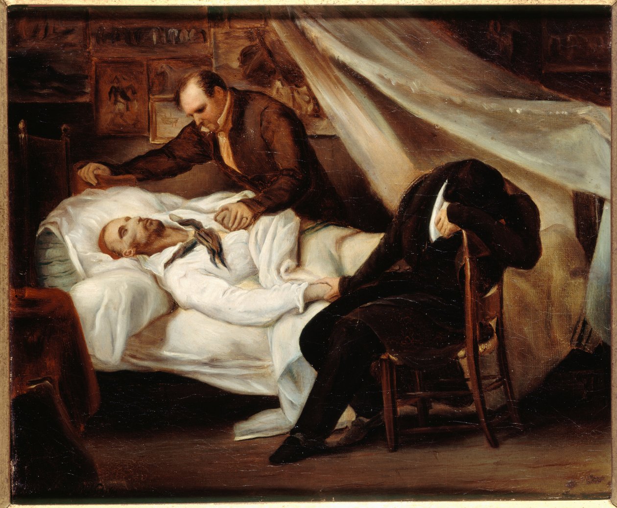 Géricaults død av Ary Scheffer