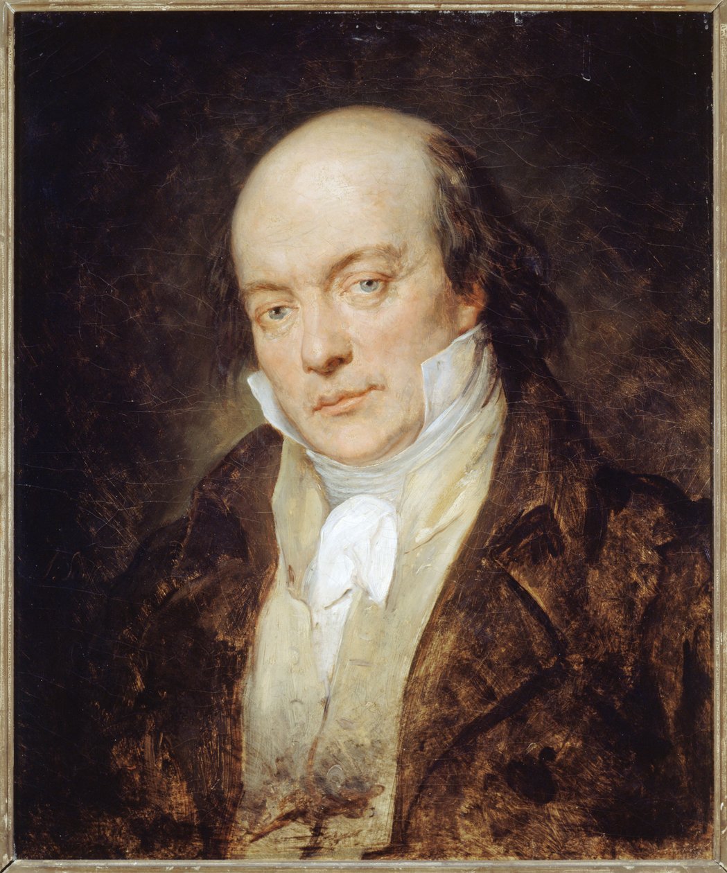 Portrett av Pierre-Jean Béranger (1780-1857), dikter og visesanger. av Ary Scheffer