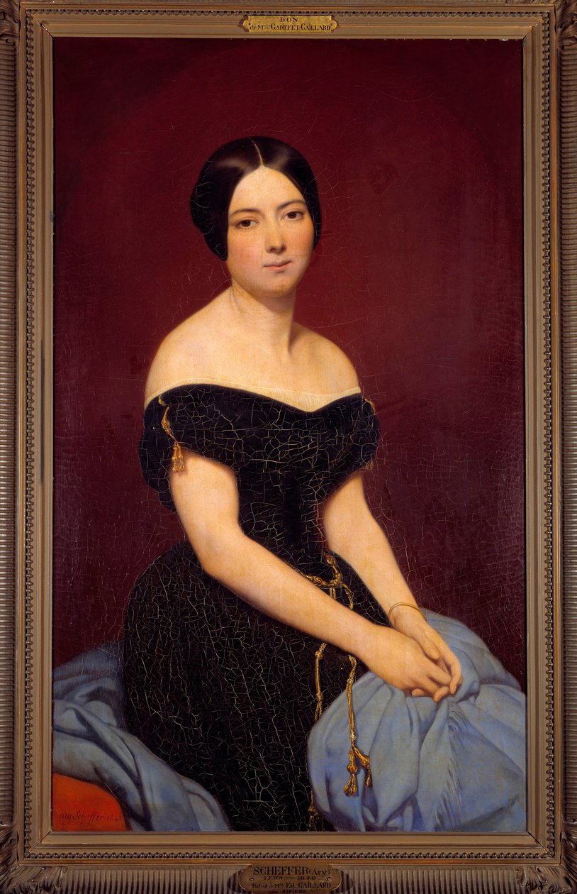 Portrett av Madame Edmond Caillard nee Sipierre Maleri av Ary Scheffer (1795-1858) 1842 Søn. 1,18x0,74 m Paris, Musee Carnavalet av Ary Scheffer