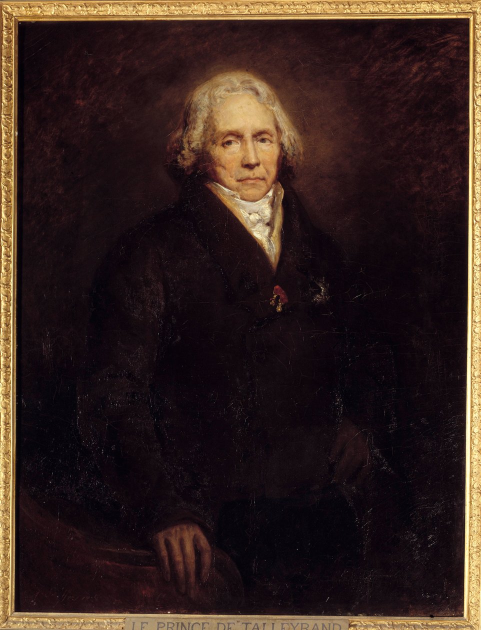 Portrett av den franske politikeren Charles Maurice de Talleyrand Perigord (eller Talleyrand-Perigord av Ary Scheffer