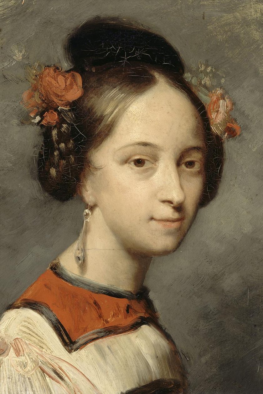 Portrett av ballerinaen Marie Taglioni av Ary Scheffer