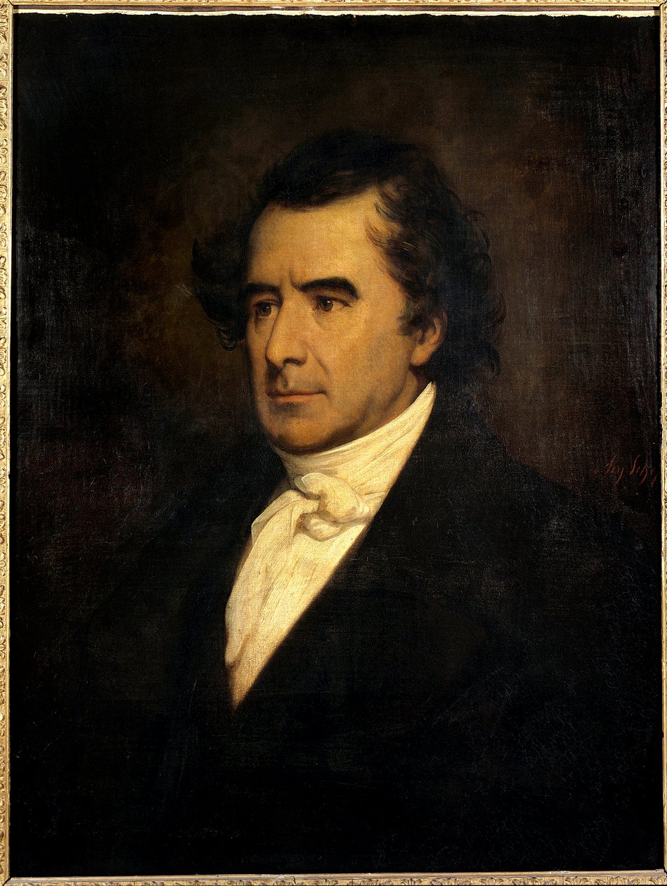 Portrett av fysikeren Francois Arago (1786 - 1853) (astronom og politiker) marine- og krigsminister i 1848 (h s/t 0,84 X 0,65) maleri av Ary Scheffer (1795-1858) fra 1842. av Ary Scheffer