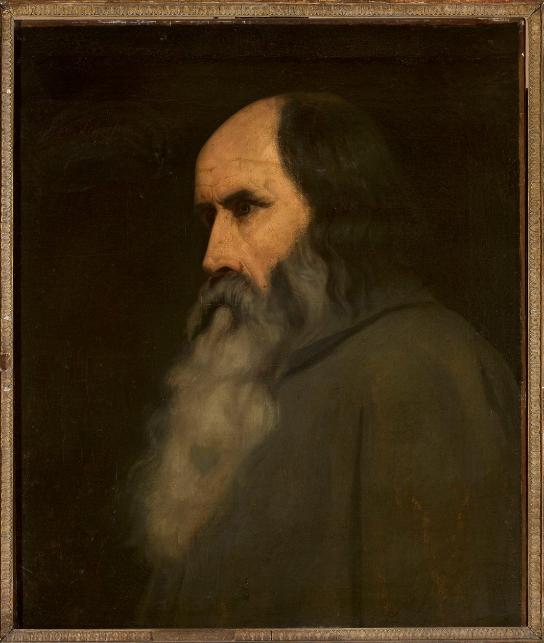 Portrett av en gammel mann (Berthold Schwarz?) av Ary Scheffer