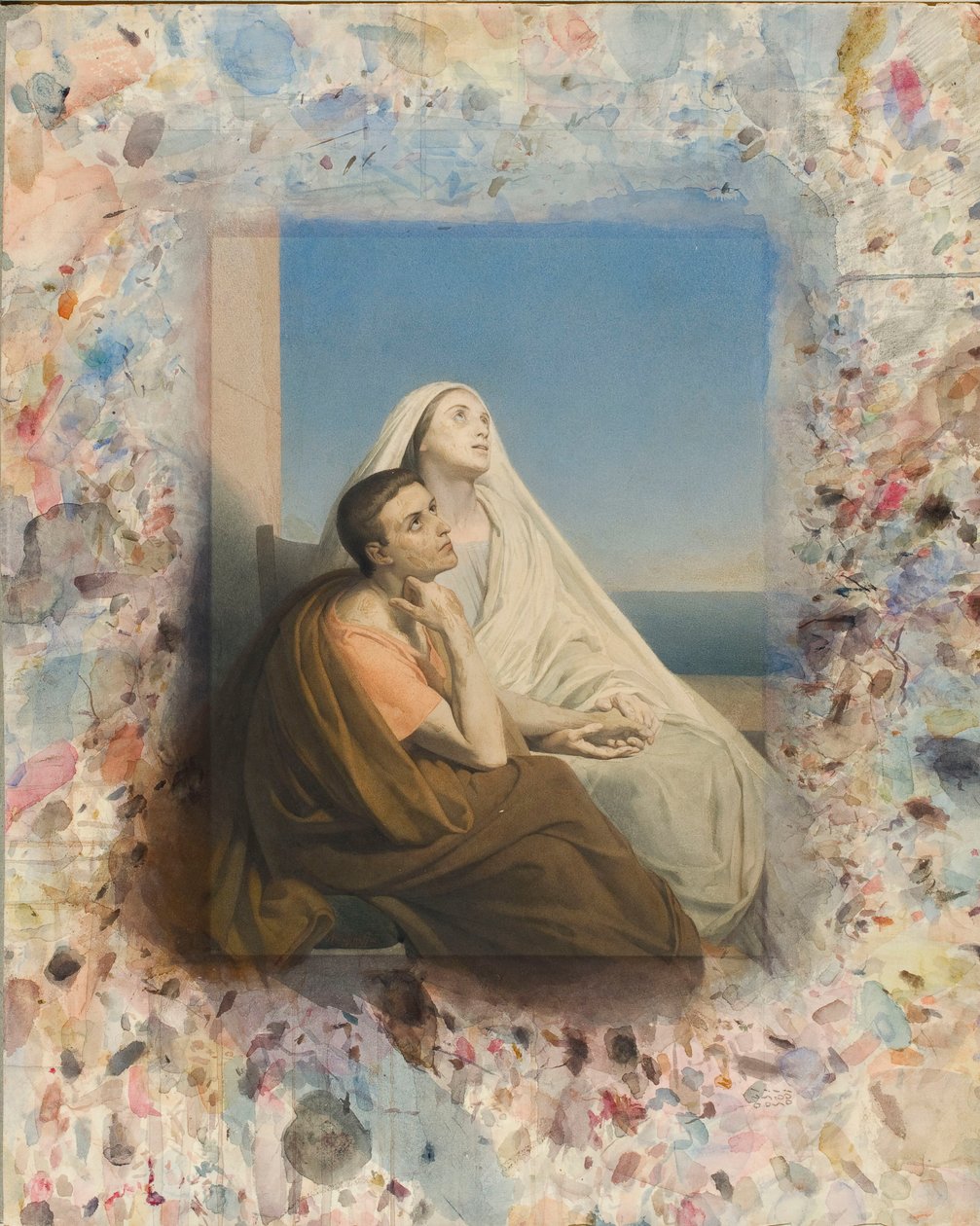 Sankt Augustin og den hellige Monica av Ary Scheffer