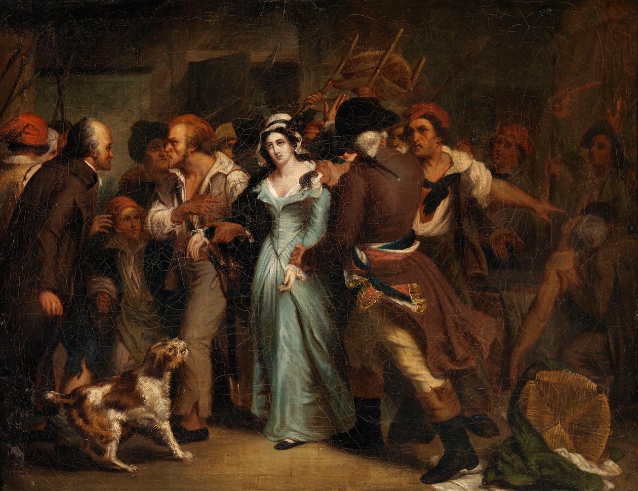 Arrestasjonen av Charlotte Corday av Ary Scheffer