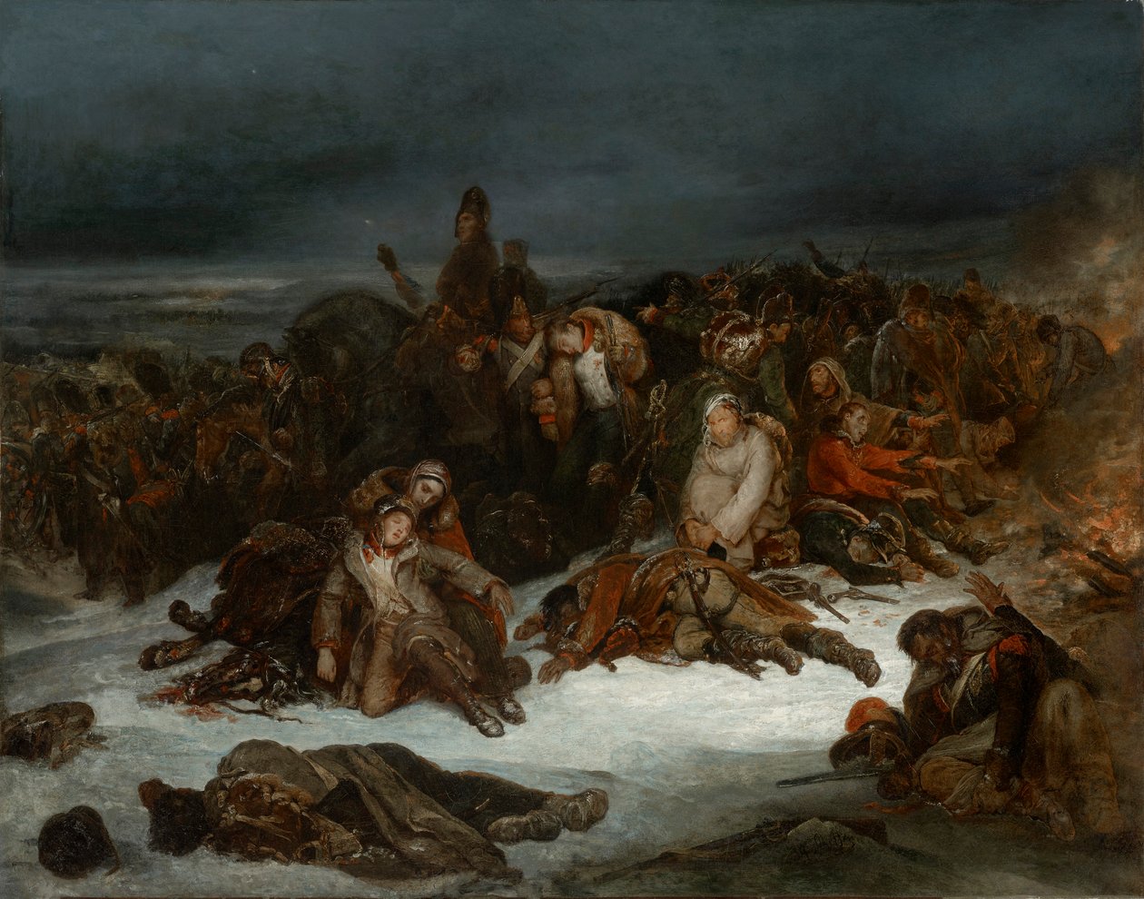Napoleons retrett av Ary Scheffer