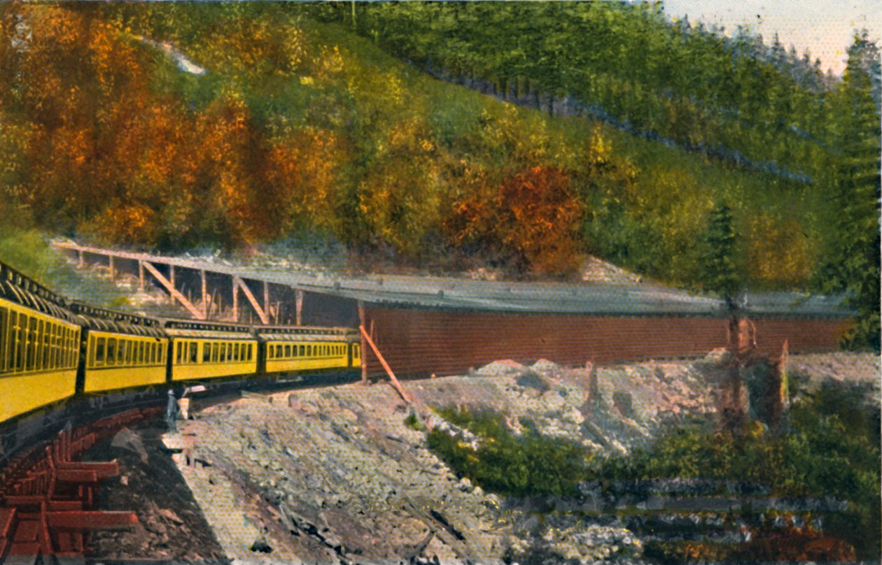Snøskur i Cascade-fjellene, c1916 av Asahel Curtis