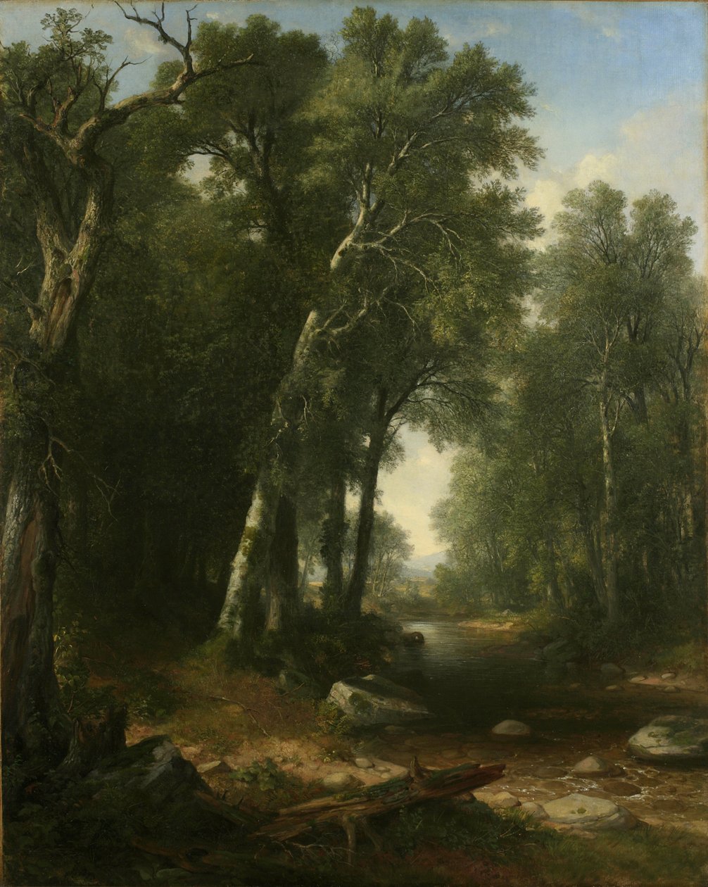 Woodland Brook, 1859 av Asher Brown Durand