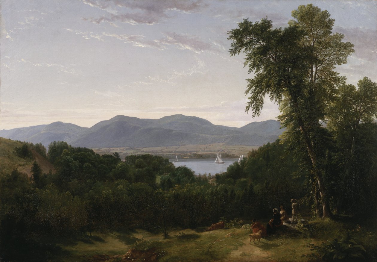 Beacon Hills ved Hudson River, 1852 av Asher Brown Durand