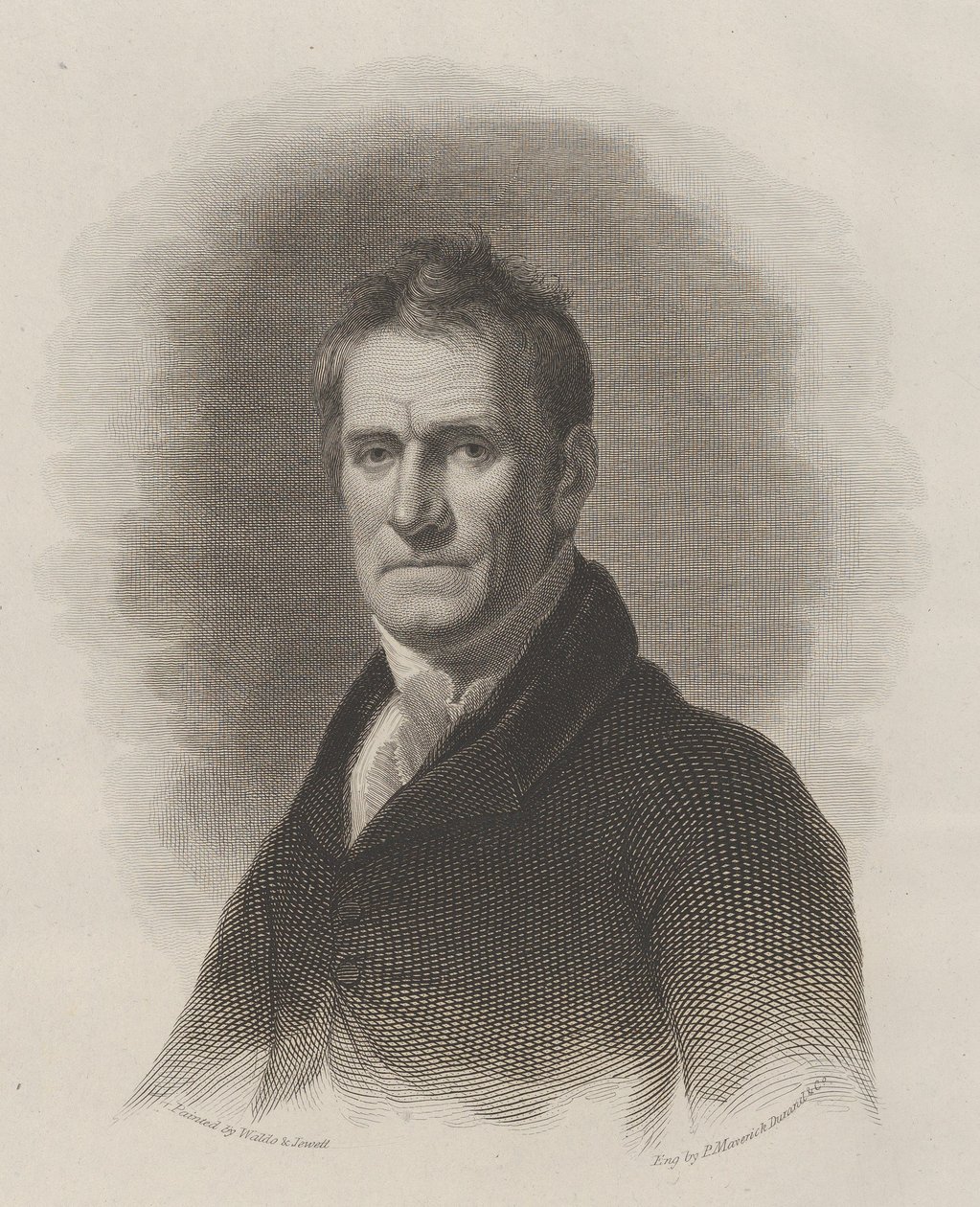 Cadwallader David Colden, borgermester i New York City, ca. 1825 av Asher Brown Durand