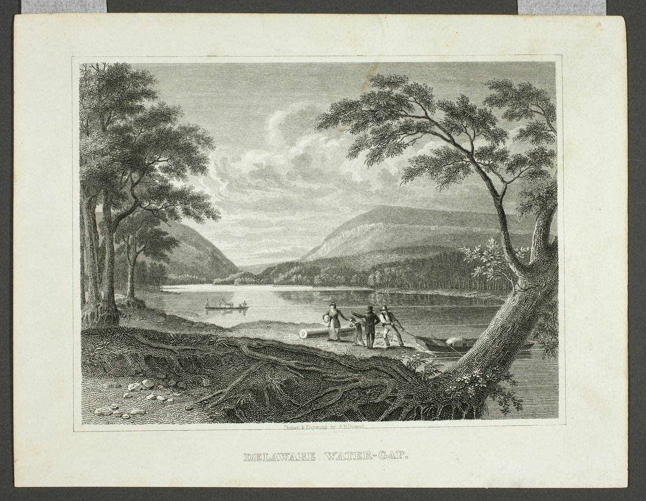 Delaware Water Gap av Asher Brown Durand