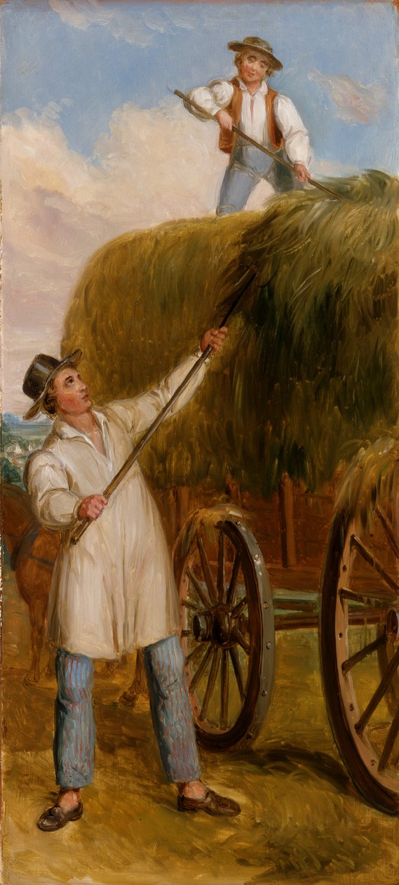 Haying Scene, 1836 (olje på trepanel) av Asher Brown Durand