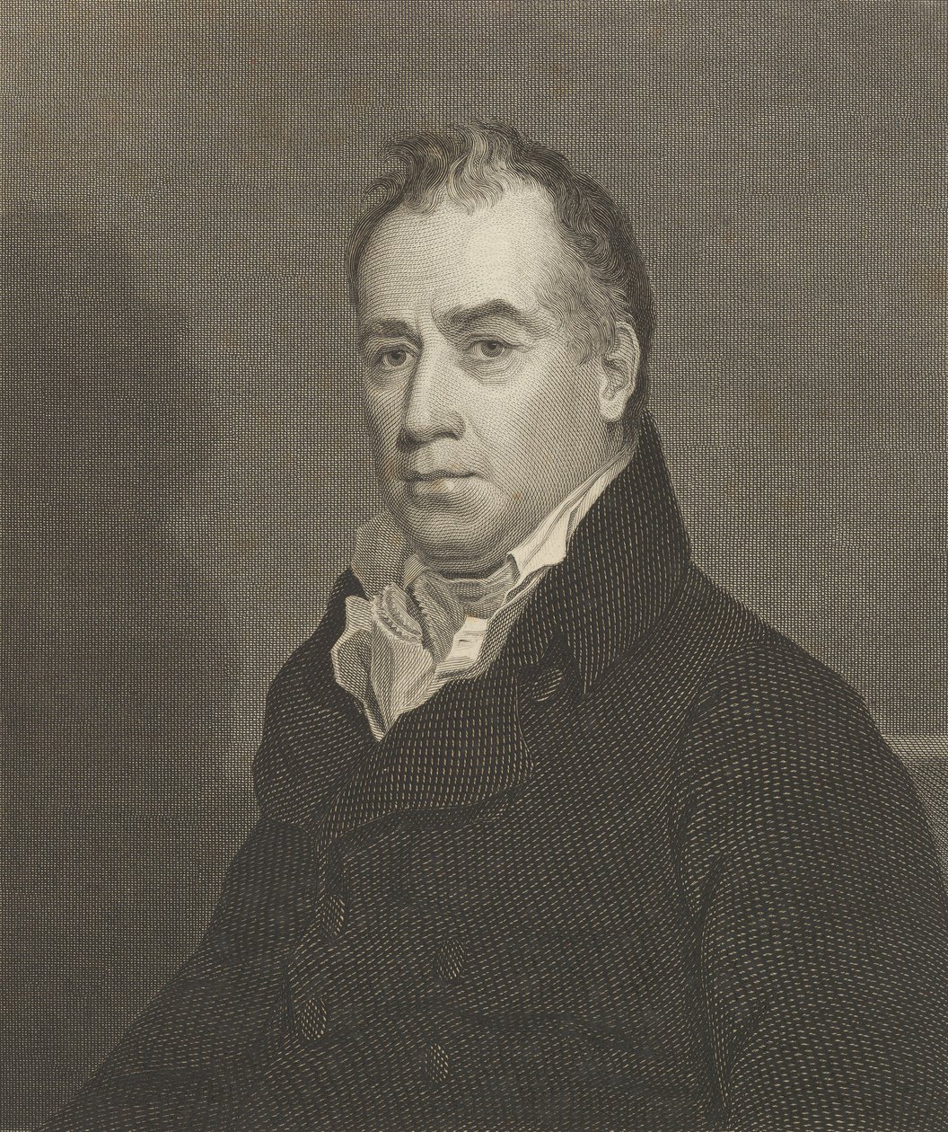 Hans eksellens Oliver Wolcott, guvernør i staten Connecticut, 1820. av Asher Brown Durand