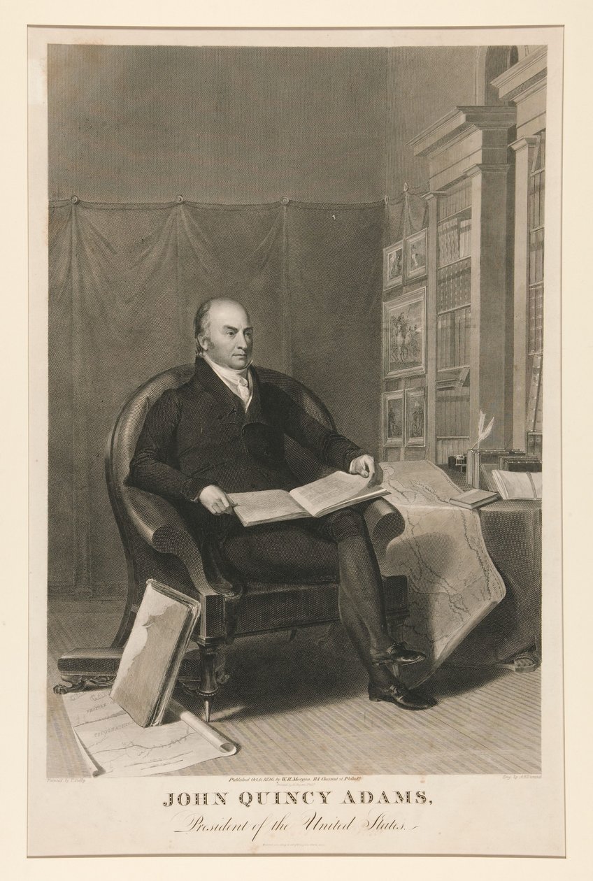 John Quincy Adams, USAs president av Asher Brown Durand
