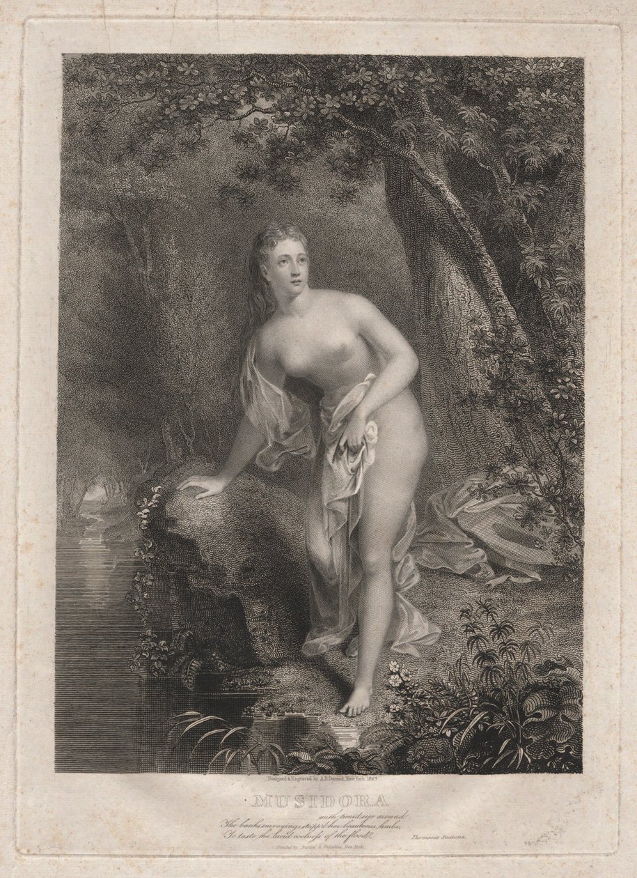 Musidora av Asher Brown Durand
