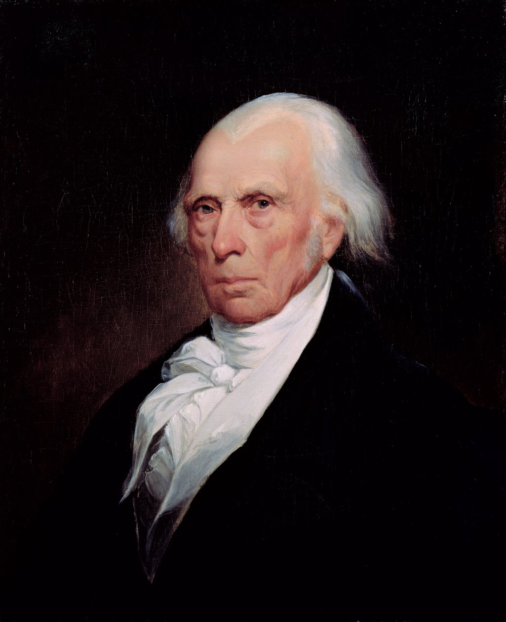 Portrett av James Madison, 1833 av Asher Brown Durand