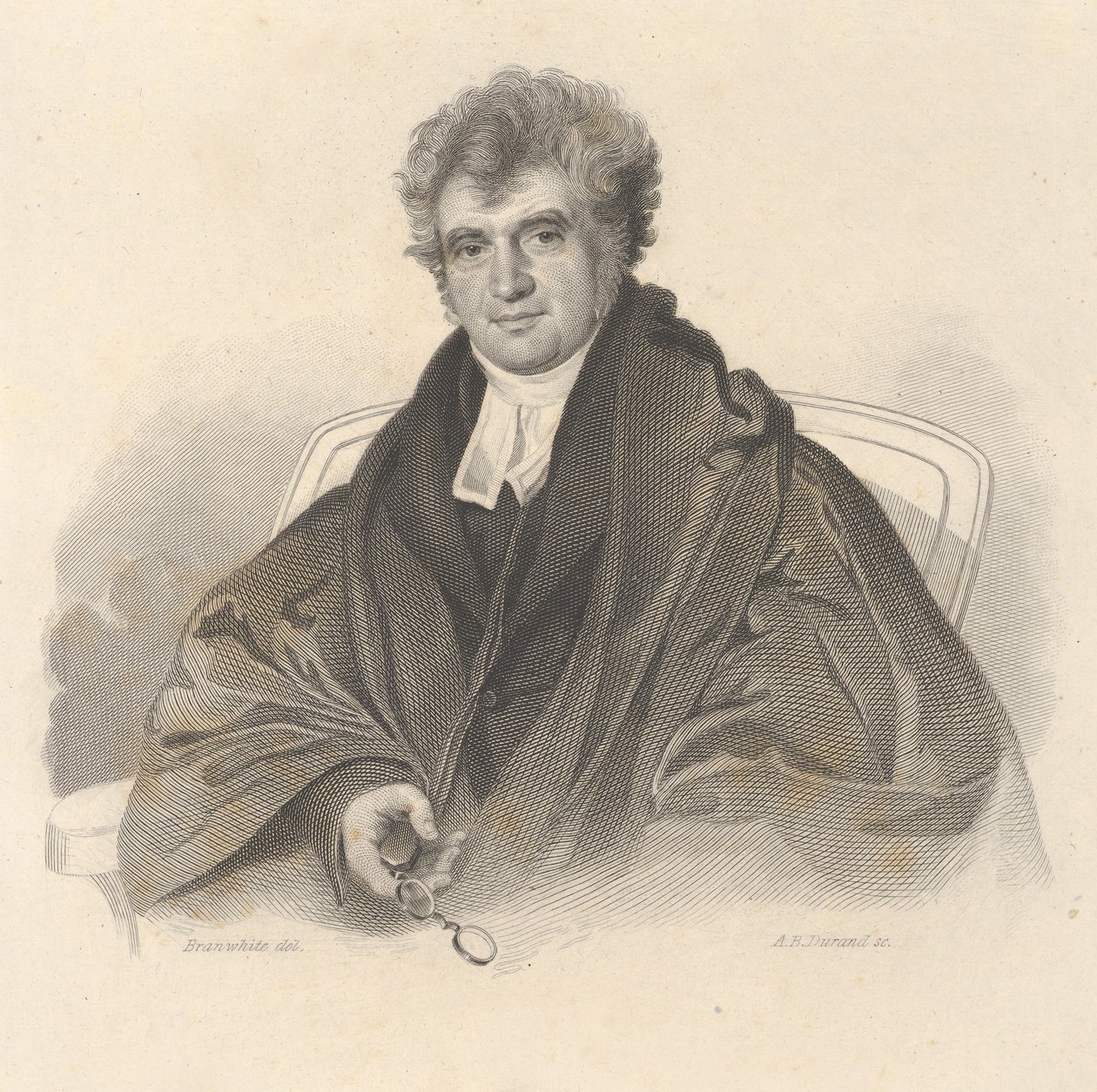 Pastor William Jay, 1823. av Asher Brown Durand