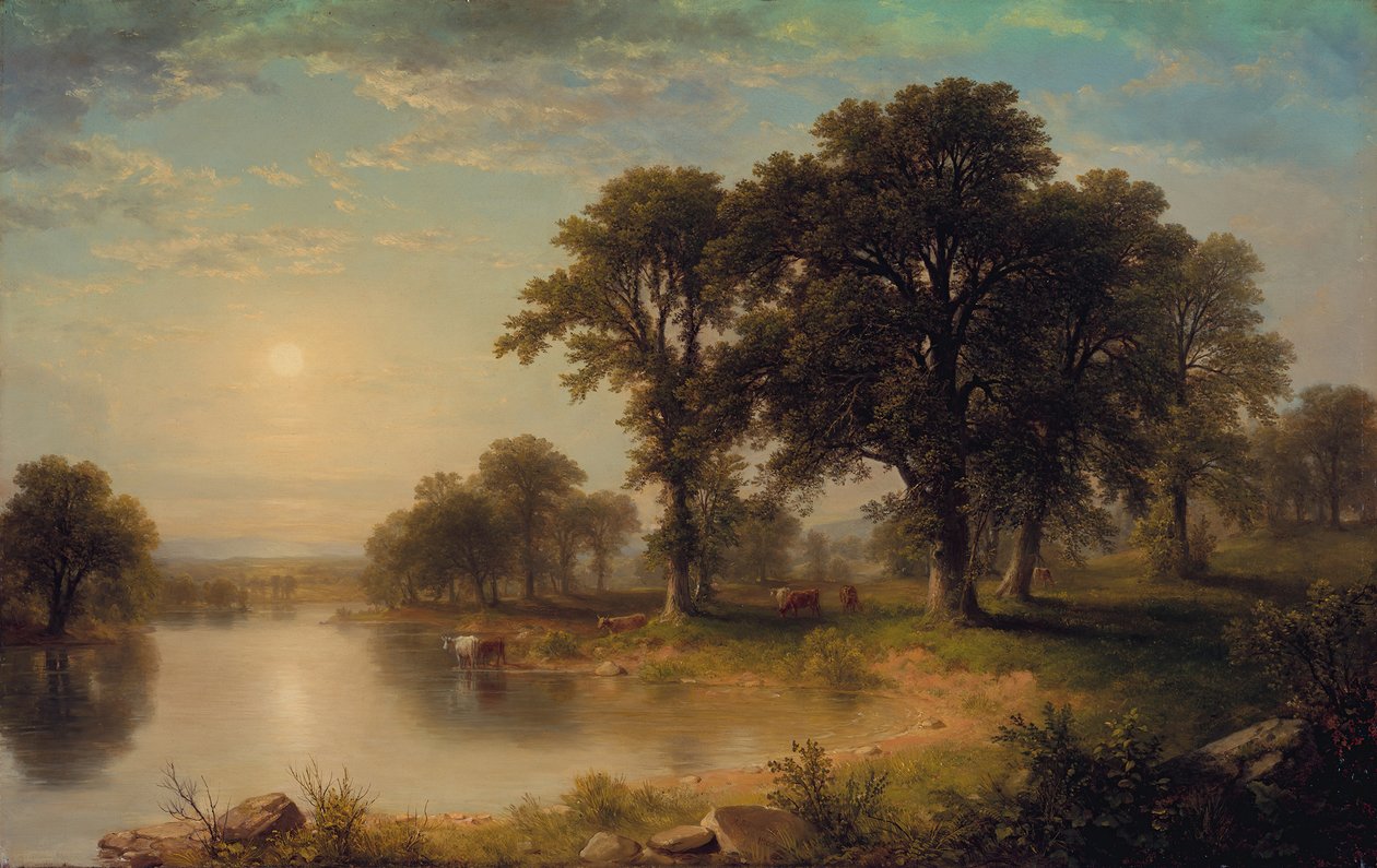 Sommerettermiddag, 1865. av Asher Brown Durand