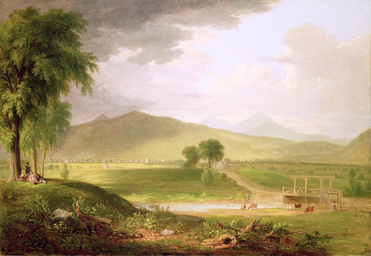Utsikt over Rutland, Vermont, 1840 av Asher Brown Durand