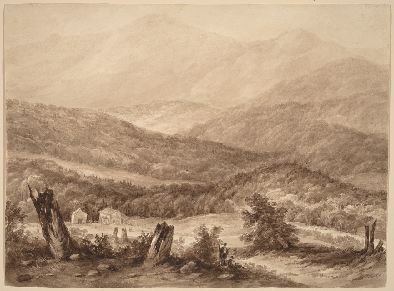 Hvite fjell (?) av Asher Brown Durand