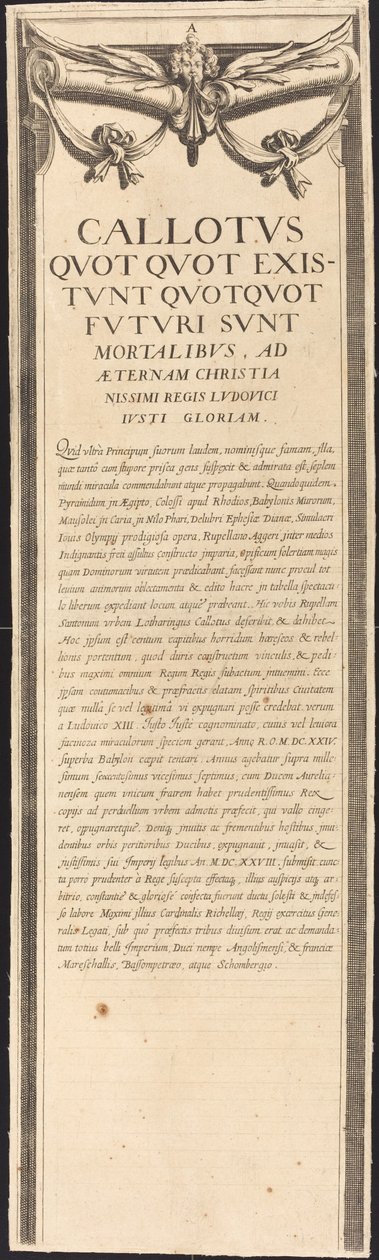 Beleiringen av La Rochelle [plate 8 av 16; sett består av 1952.8.97-112] av Assistant of Jacques Callot