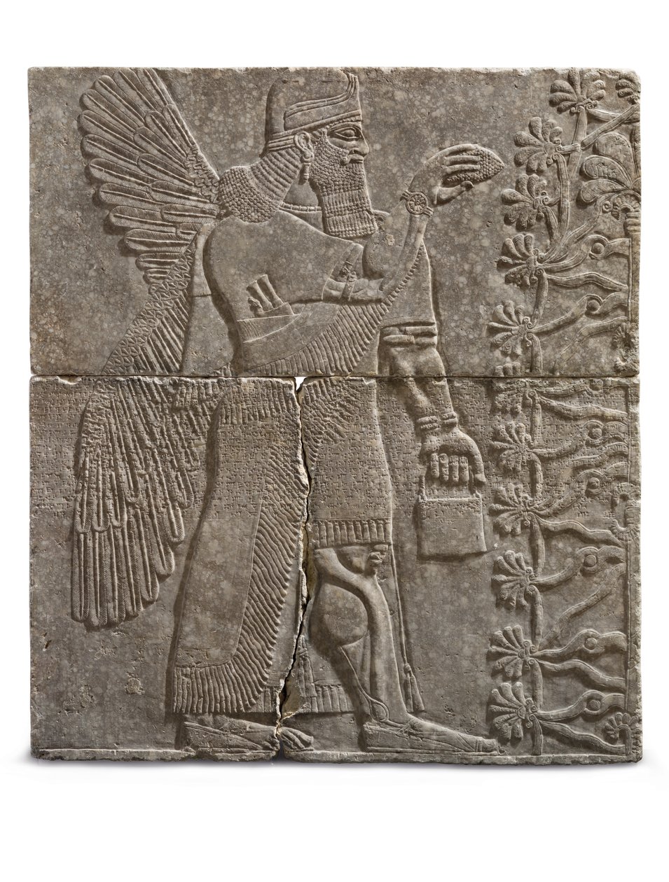 Relieff of a Winged Genius, Reign of Ashurnasirpal, ca. 883-859 f.Kr. av Assyrian