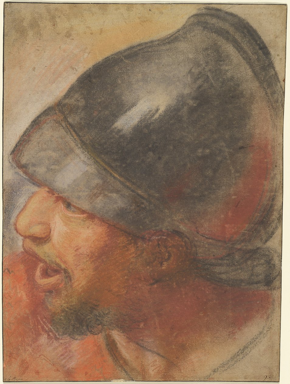 Leder for en makedonsk soldat av Atelier Assistant of Charles Le Brun