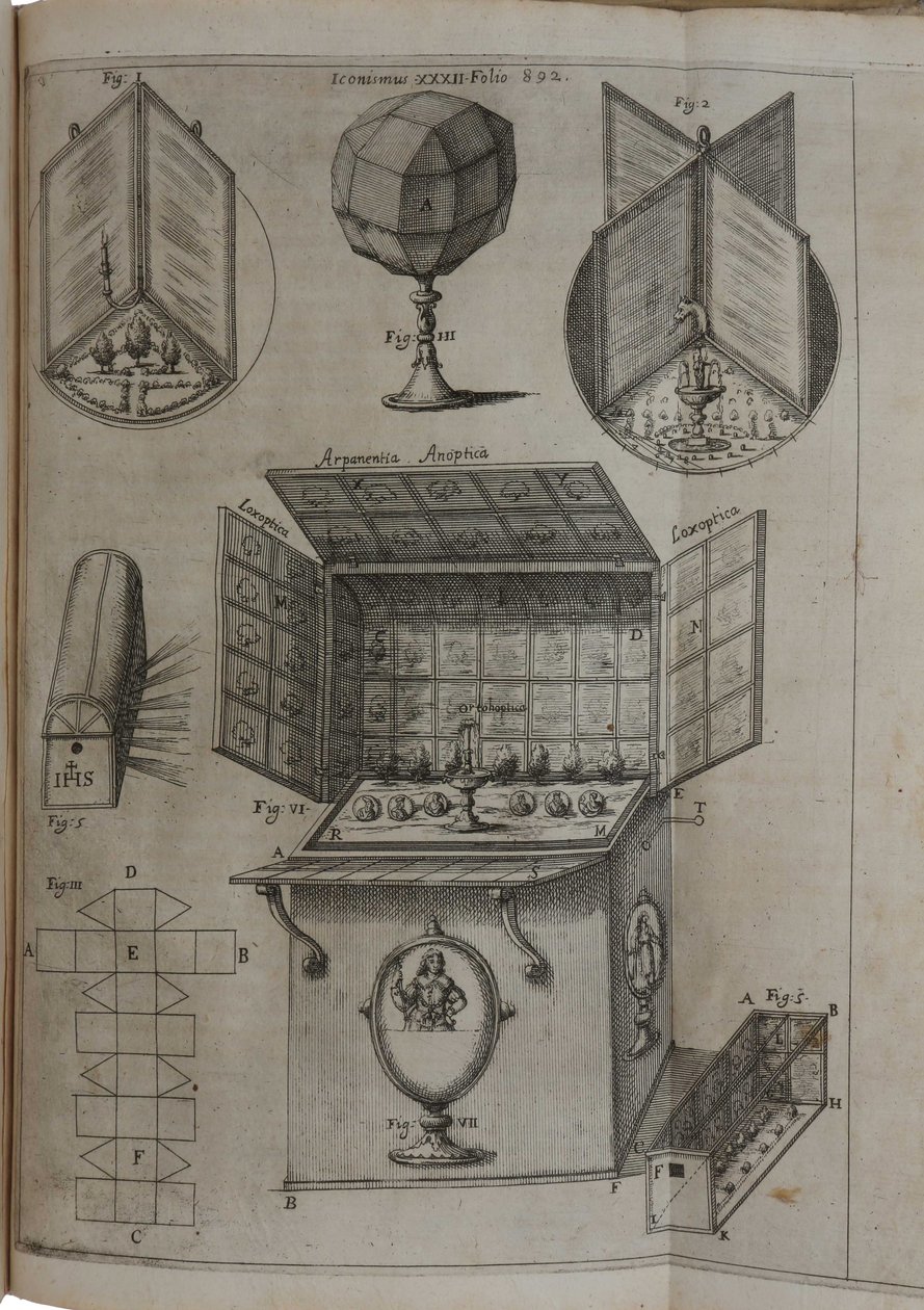 Den store kunsten av lys og skygge, 1646 av Athanasius Kircher