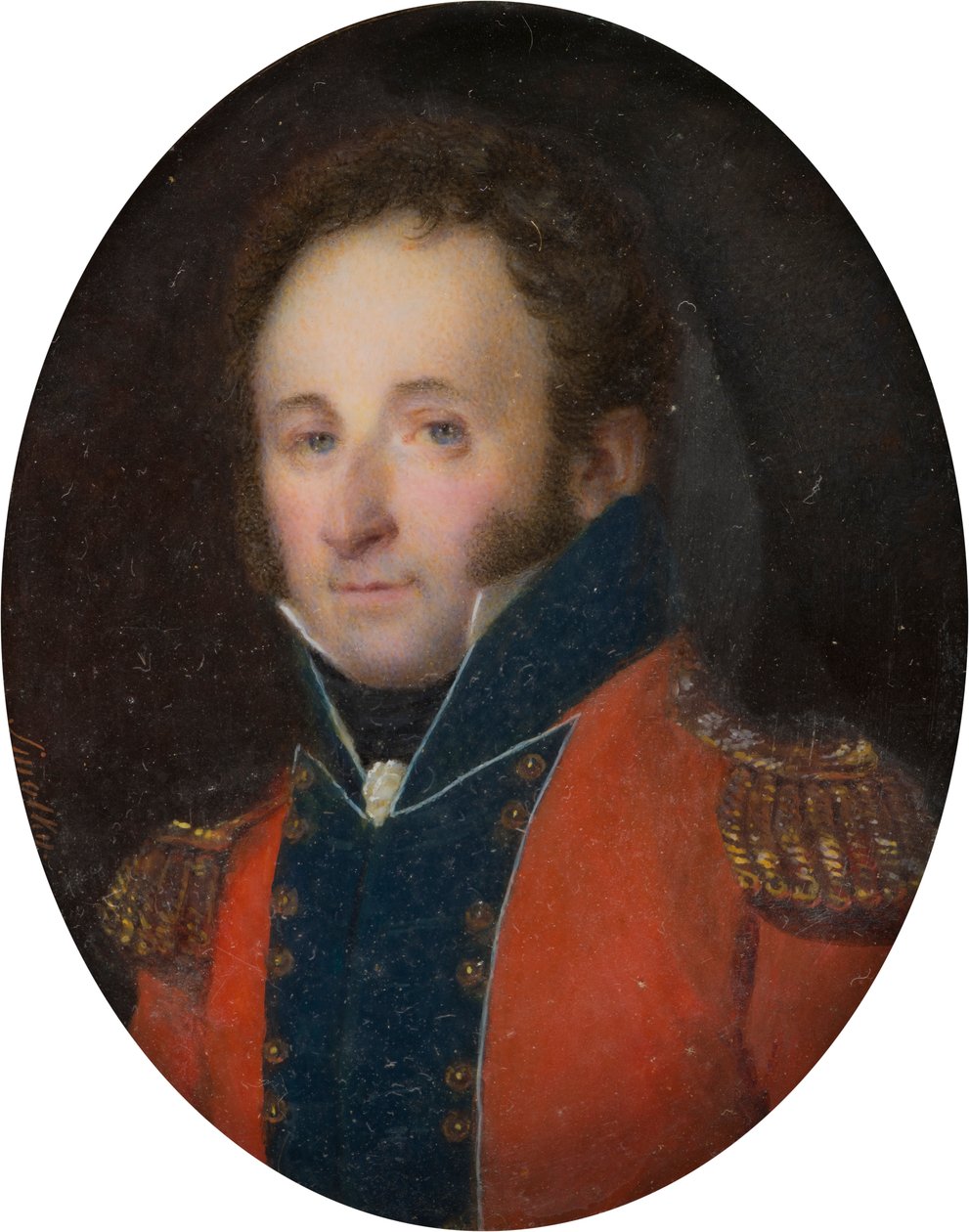 Portrett av Orlando, ca. 1. jarl av Bradford (1762-1825), ca. 1782-1811 (olje og lerret) av Athanasius Smolky
