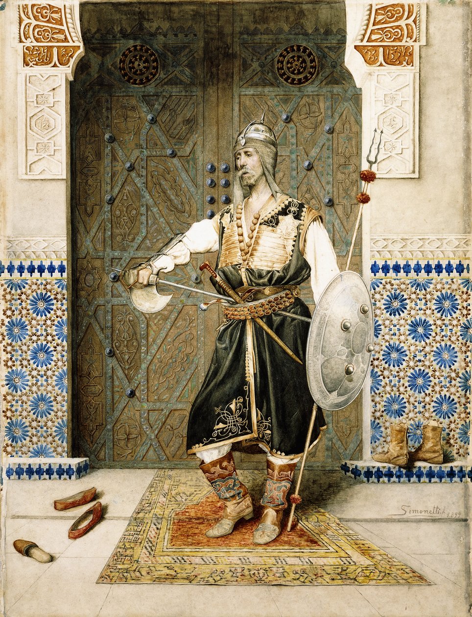 Haremsvakten, 1899 av Attilio Simonetti