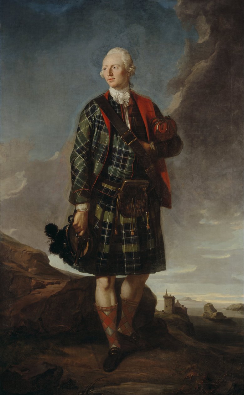 Sir Alexander Macdonald (Sir Alexander Macdonald of Sleat), 1744 av Attributed to Sir George Chalmers