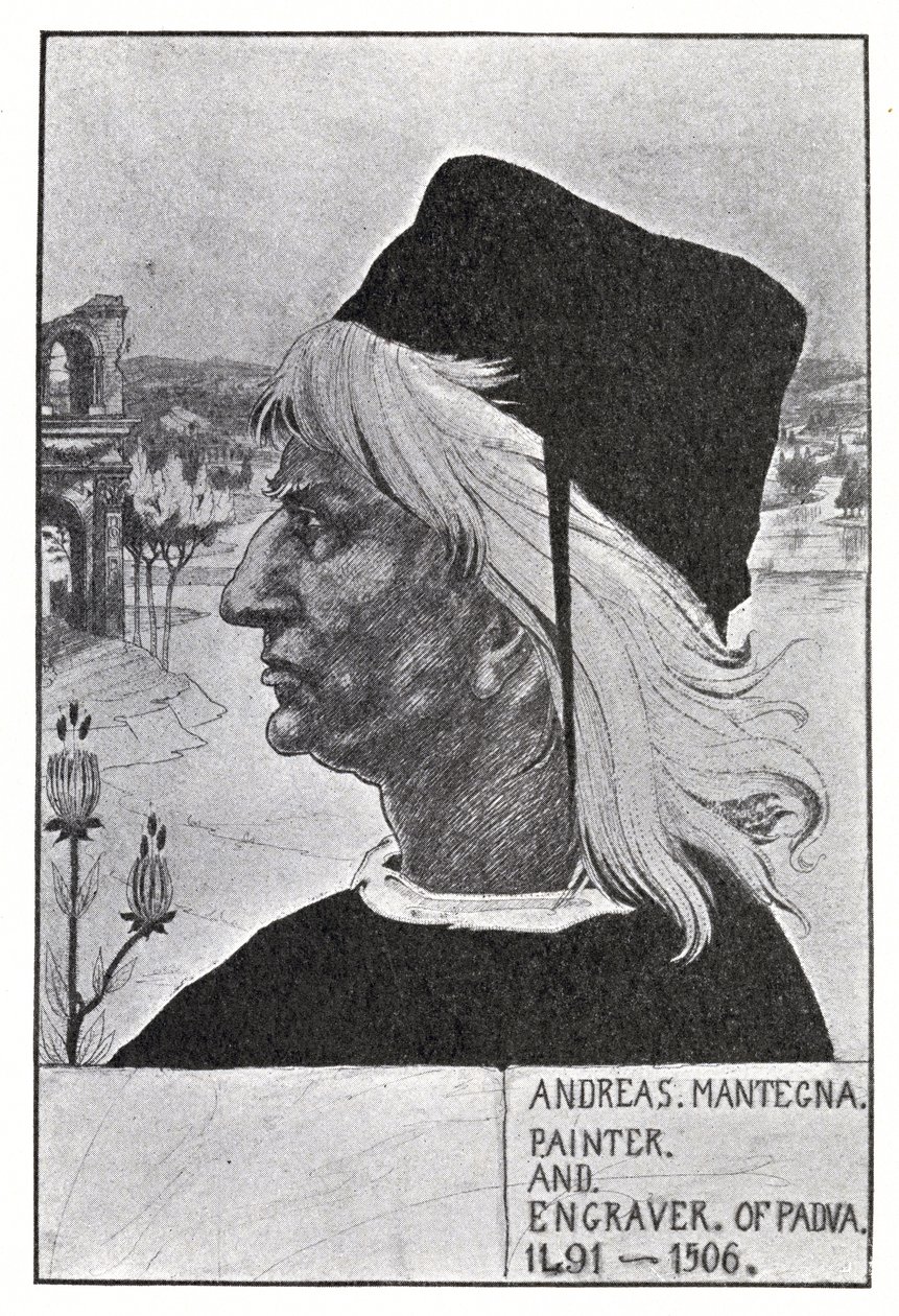 Portrett av Mantegna, 1899 av Aubrey Beardsley