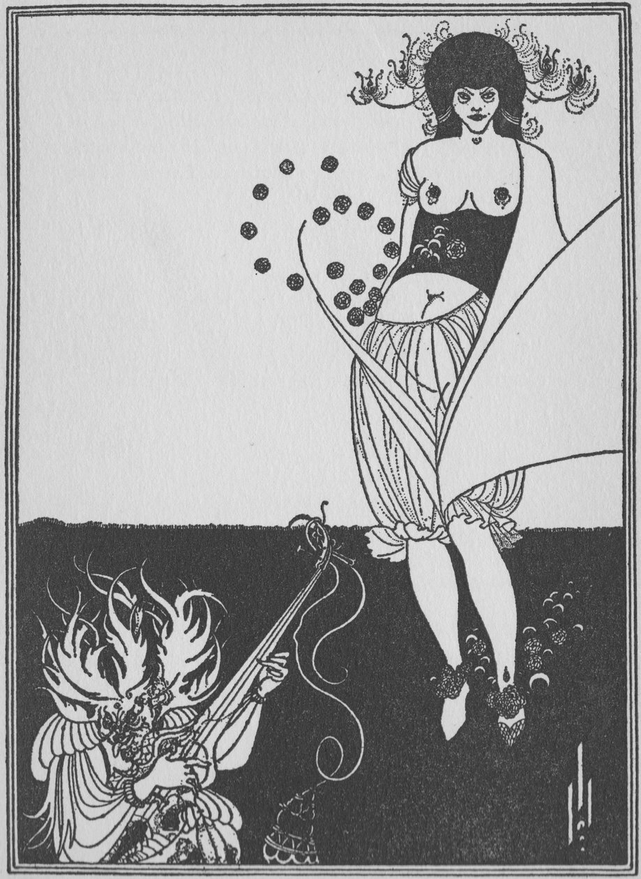 Magedansen, 1896 av Aubrey Beardsley