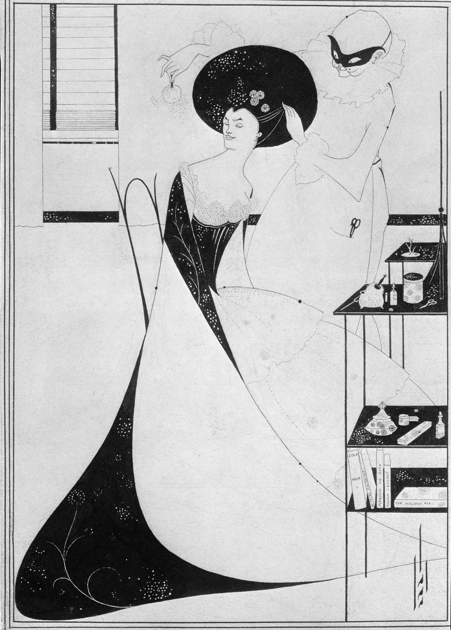 The Toilet of Salome, illustrasjon for den engelske utgaven av Oscar Wildes skuespill 