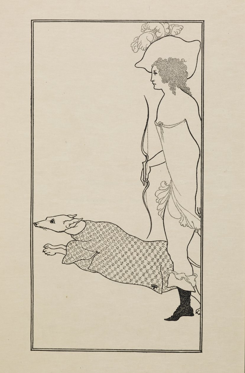 Atalanta, fra en bok med femti tegninger av Aubrey Beardsley