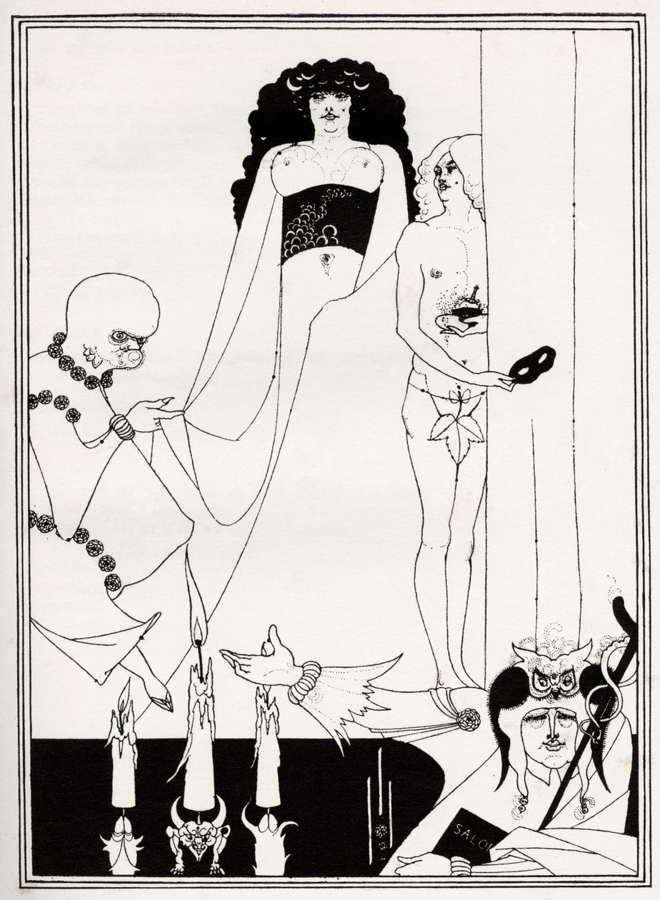 Gå inn i Herodias av Aubrey Beardsley