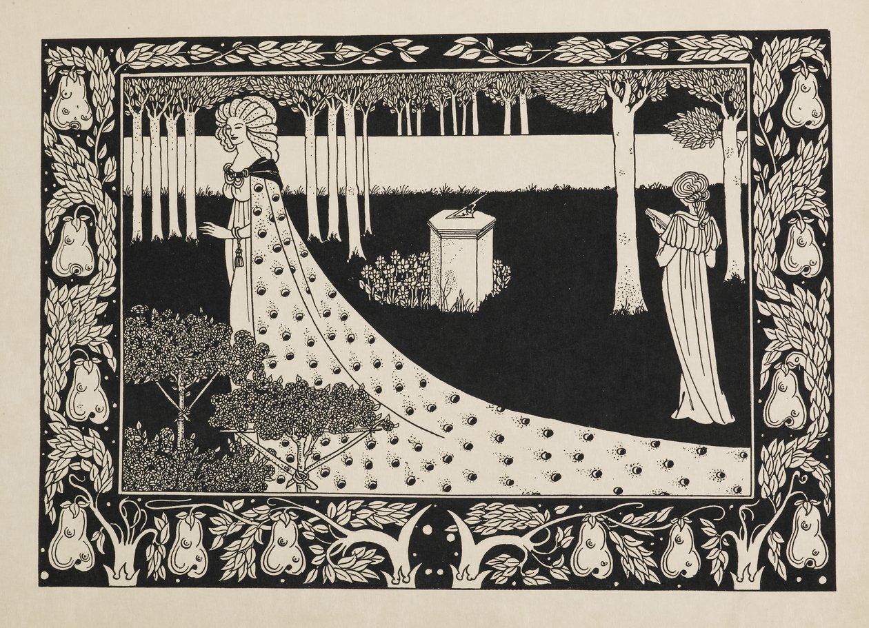 La Beale Isoud på Joãous Gard. Fra "Le morte D