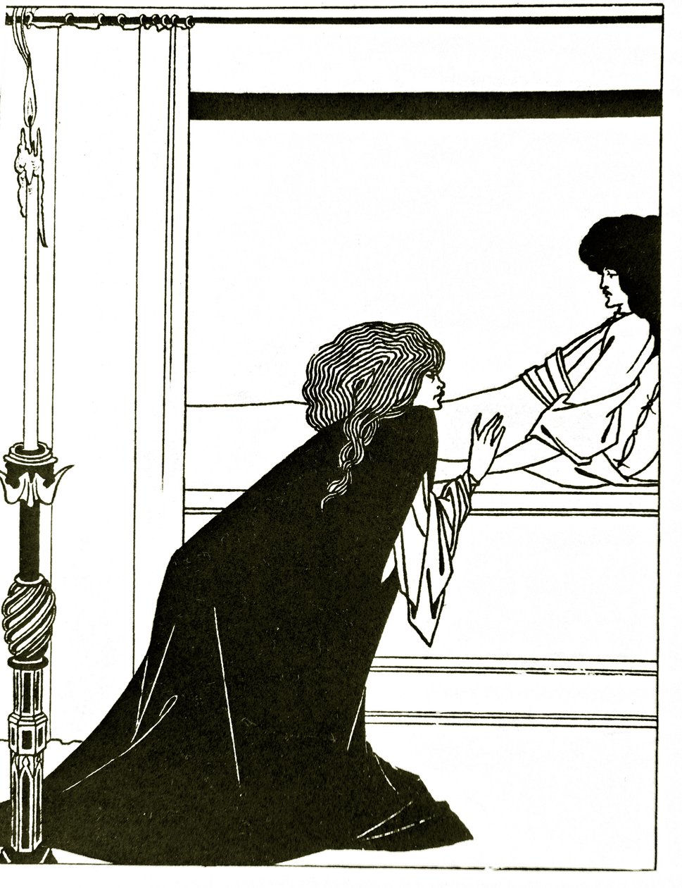 Lamour, ca. 1894 av Aubrey Beardsley