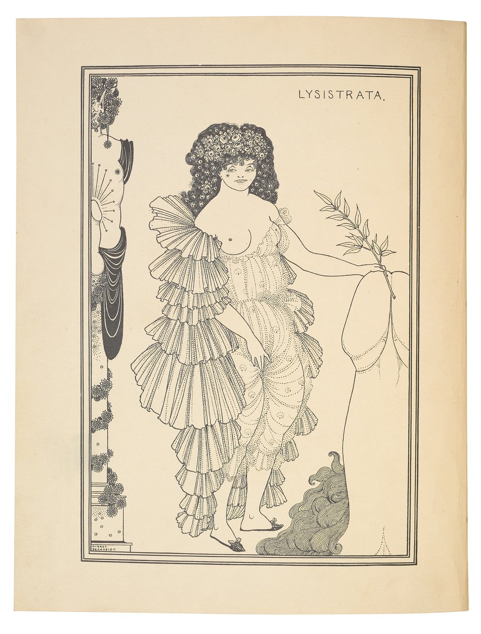 Lysistrata, 1896 av Aubrey Beardsley