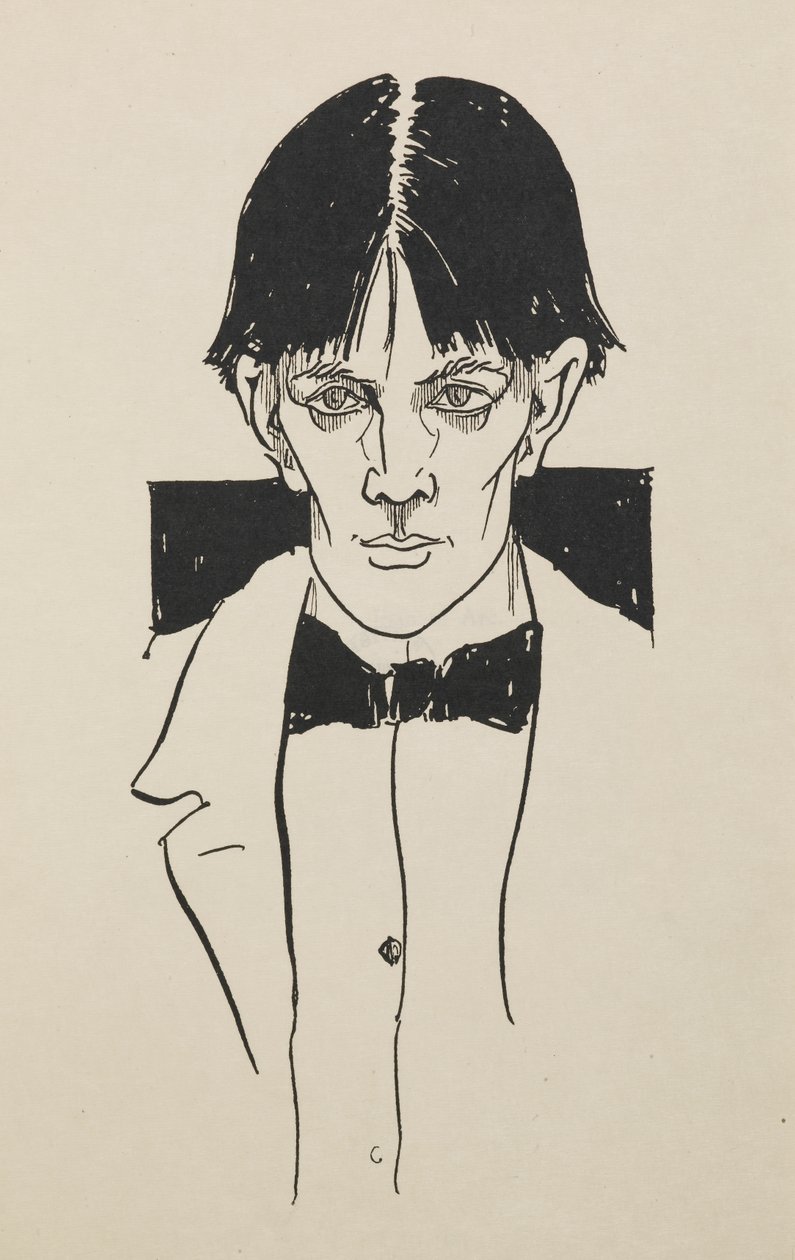 Portrett fra en bok med femti tegninger av Aubrey Beardsley