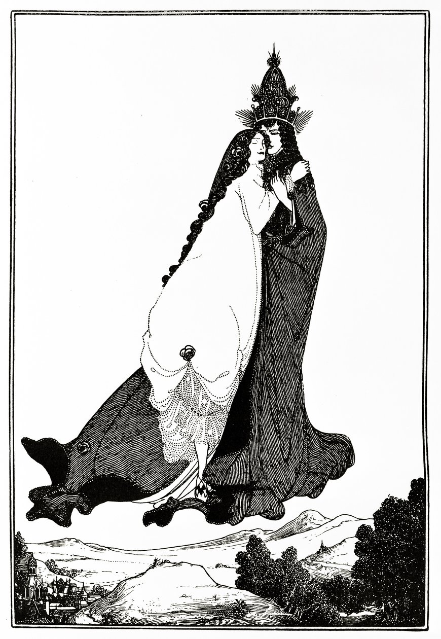 Saint Rose of Lima, ca. 1894 av Aubrey Beardsley