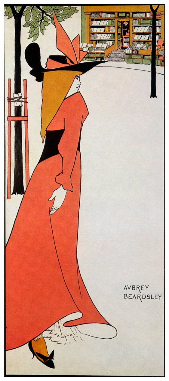 Pseudonym- og Antonymbibliotekene, 1895 av Aubrey Beardsley