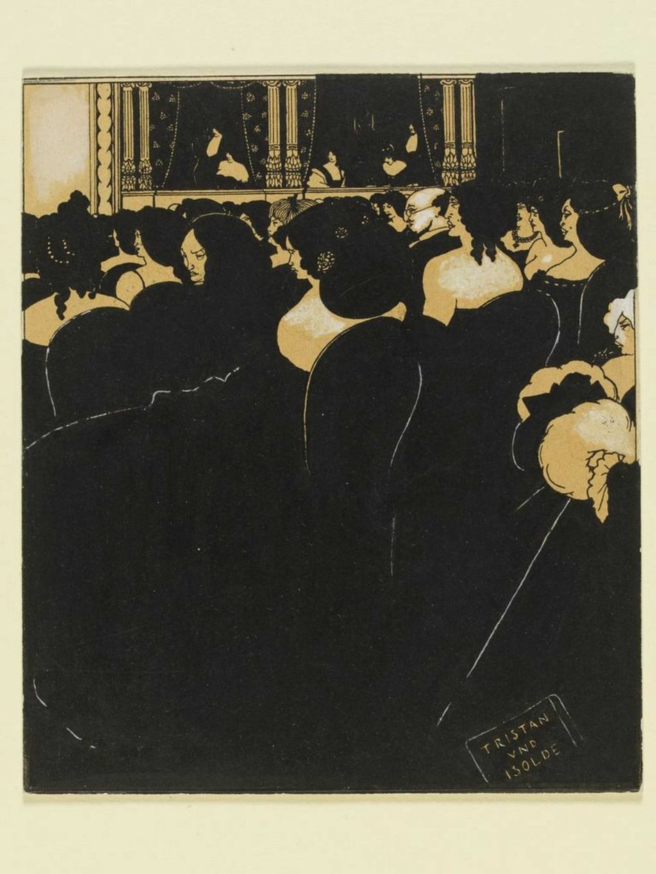 Wagnerittene, 1894. av Aubrey Beardsley