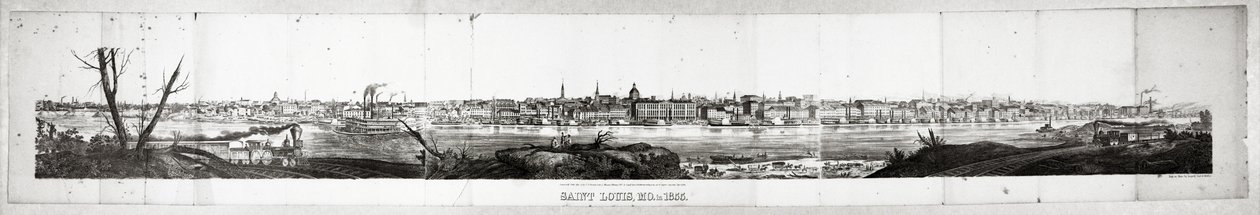 Saint Louis, MO. I 1855 av August Gast and Company