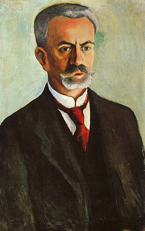 Portrett av Bernhard Koehler av August Macke