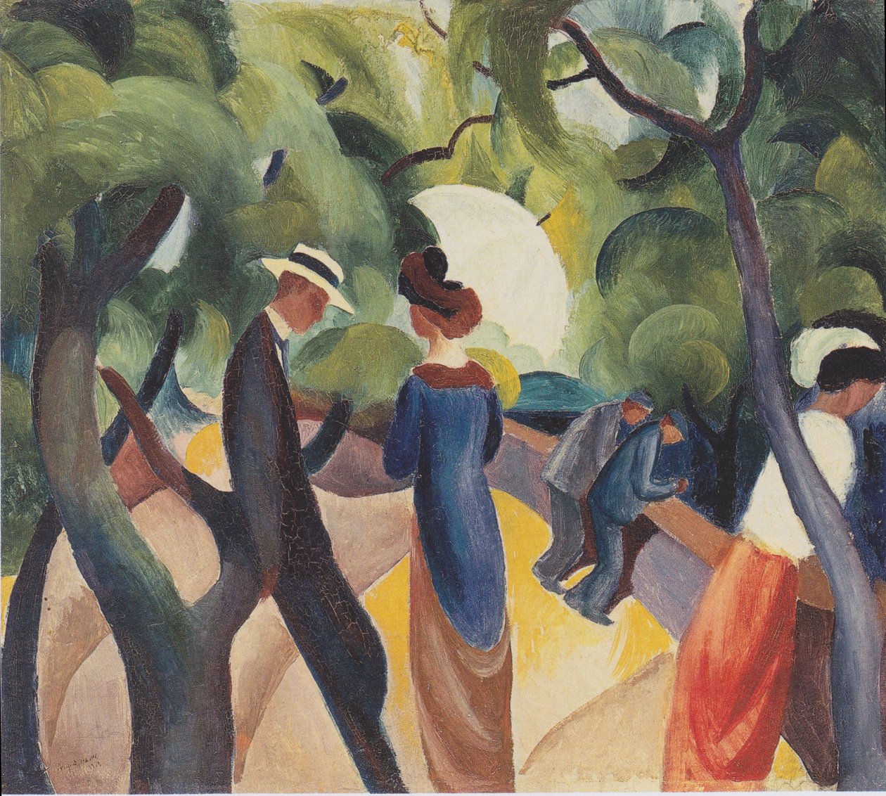 Promenade av August Macke
