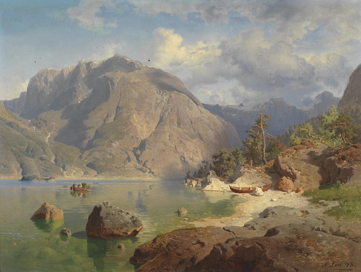 Fjellvann av August Wilhelm Leu