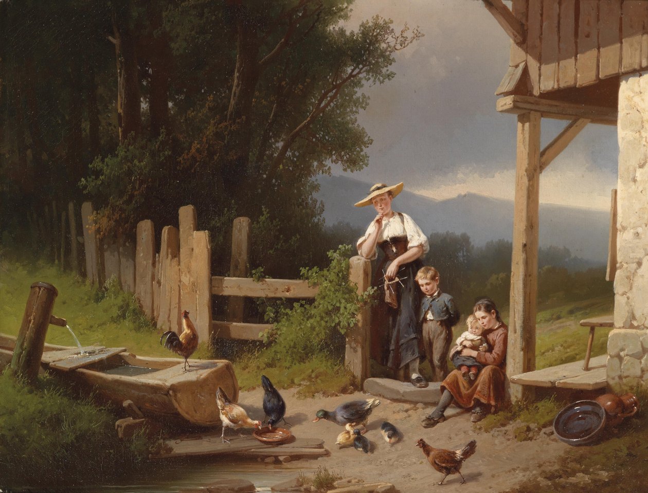 Å komme sammen er koselig av August von Rentzell