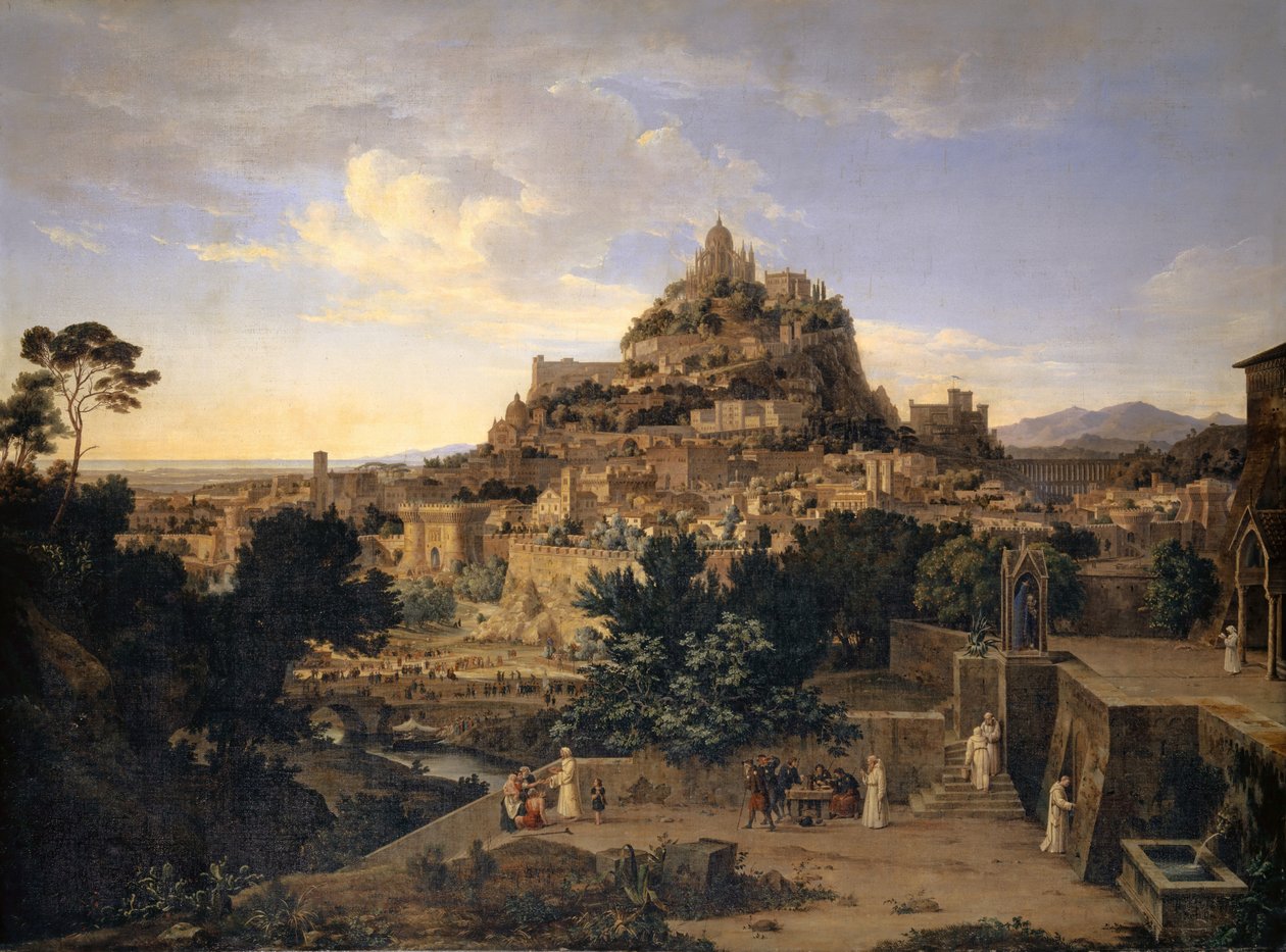 Middelalderens storhetstid, 1829 av August Ahlborn